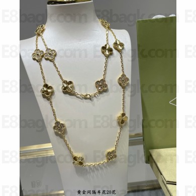 Van Cleef & Arpels Magic Alhambra necklace,20 motifs 06 2024