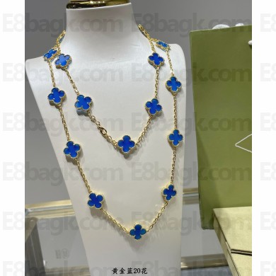 Van Cleef & Arpels Magic Alhambra necklace,20 motifs 13 2024