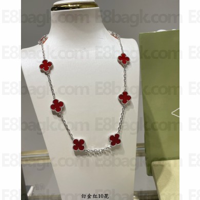Van Cleef & Arpels Vintage Alhambra short necklace,10 motifs 01 2024