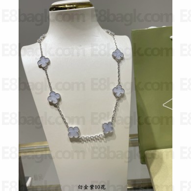 Van Cleef & Arpels Vintage Alhambra short necklace,10 motifs 05 2024