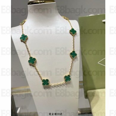 Van Cleef & Arpels Vintage Alhambra short necklace,10 motifs 15 2024