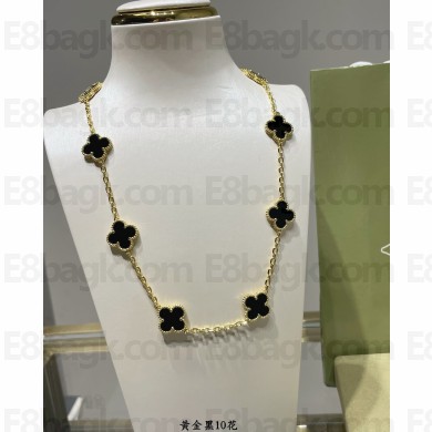 Van Cleef & Arpels Vintage Alhambra short necklace,10 motifs 18 2024