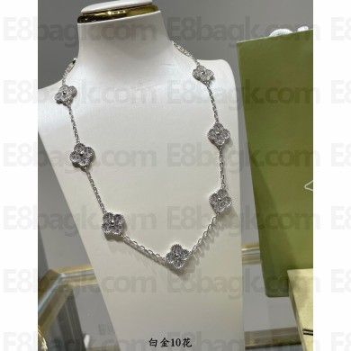 Van Cleef & Arpels Vintage Alhambra short necklace,10 motifs 21 2024