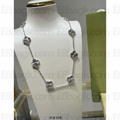 Van Cleef & Arpels Vintage Alhambra short necklace,10 motifs 24 2024
