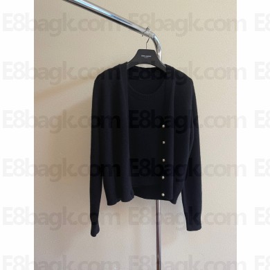 DIOR Black Cashmere Knit twin-set 2023