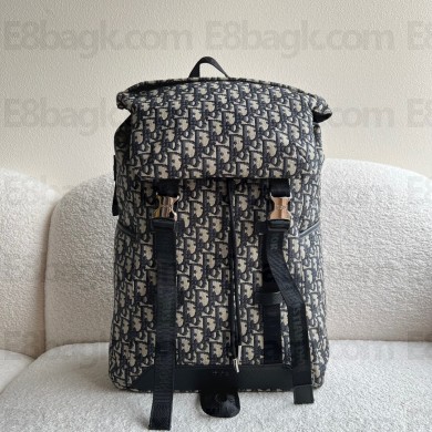 dior Beige and Black Dior Oblique Jacquard  Explorer Backpack 2022
