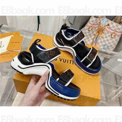 Louis Vuitton LV Archlight Flat Sandals monogram/blue 2023