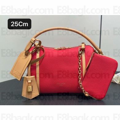 LOUIS VUITTON Speedy Bandoulière 25 bag red 2025 FW RUNWAY