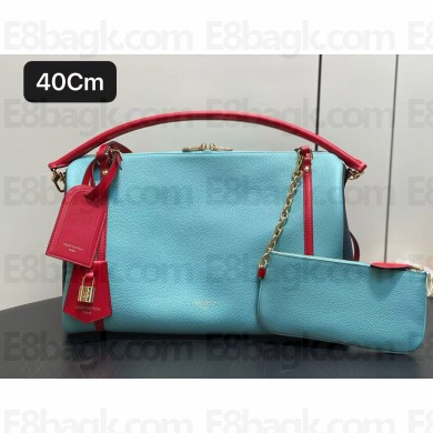 LOUIS VUITTON Speedy Bandoulière 40 bag blue 2025 FW RUNWAY