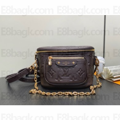 LOUIS VUITTON Monogram Empreinte LEATHER MINI BUMBAG M13827 COFFEE 2025