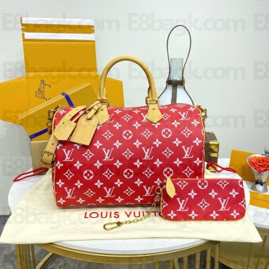 LOUIS VUITTON Speedy P9 Bandoulière 40 M24420 RED 2025