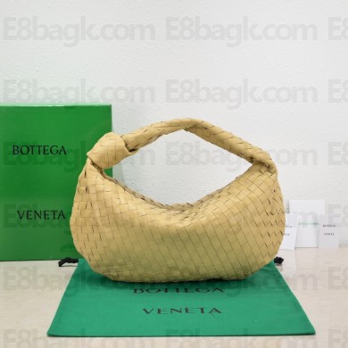 Bottega Veneta intrecciato leather small jodie shoulder bag beige