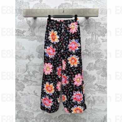 chanel Printed Neoprene Black & Multicolor PANTS P77205 02 2024