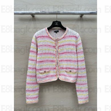 chanel Cotton & Mixed Fibers Pink & Multicolor JACKET P76604 2024