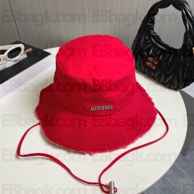 Jacquemus Le bob Gadjo Bucket Hat red 2024