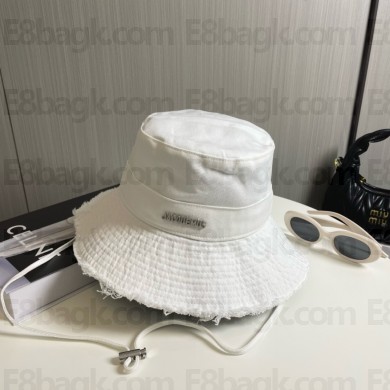 Jacquemus Le bob Gadjo Bucket Hat white 2024