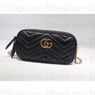 Gucci GG MARMONT MINI CHAIN BAG 546581 black 2024
