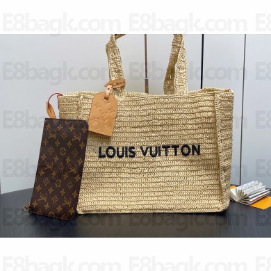 LOUIS VUITTON RAFFIA Summer Shopper Tote MM M14458 2025