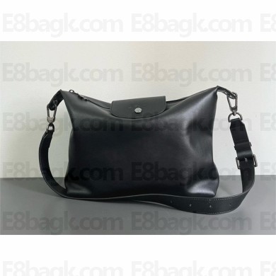 Longchamp Le Pliage black L Tote bag in calfskin 2023