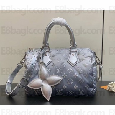 Louis Vuitton Speedy Bandoulière 25 M11848 Frost Monogram Nylon 2024