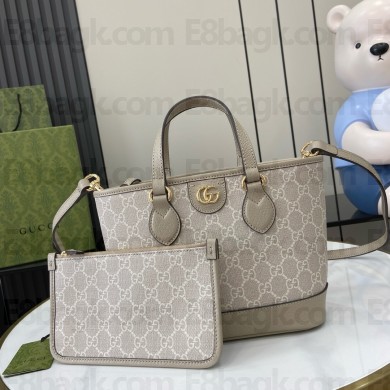 GUCCI Ophidia mini tote bag IN Beige and WHITE GG Supreme canvas 811716 2024