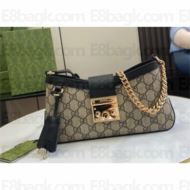 GUCCI Padlock GG SMALL shoulder bag 811705 BLACK 2024