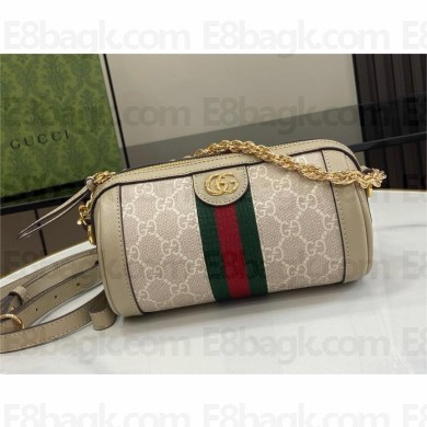 GUCCI Ophidia mini shoulder bag IN Beige and white GG Supreme canvas 795208 2024