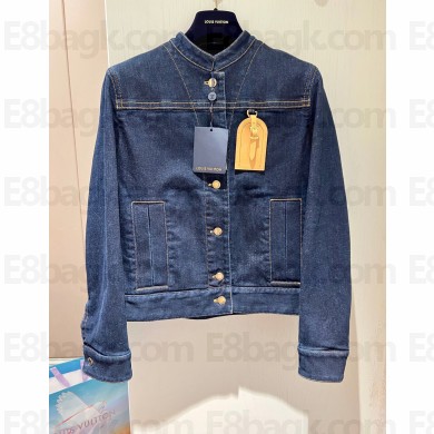 LOUIS VUITTON Travel Tag Denim Jacket 1ABIOS 2024 spring