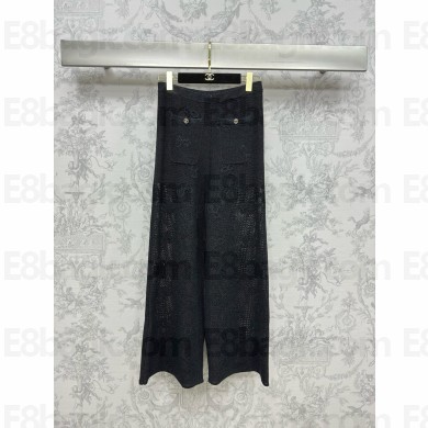 chanel Mixed Fibers Black PANTS P76849 2024