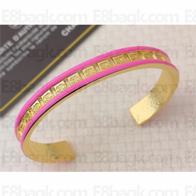 chanel Metal Gold & PINK CUFF ABC390 2024