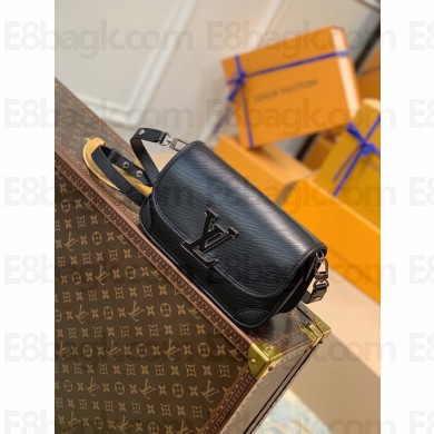 LOUIS VUITTON emblematic Epi leather BUCI HANDBAG M59386 black