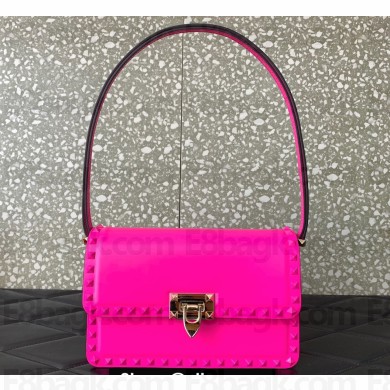 Valentino Rockstud23 Shoulder Bag In Smooth Calfskin 0240 Fuchsia 2023