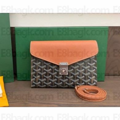 Goyard Chypre Wallet-Pouch bag Black & Tan 2024