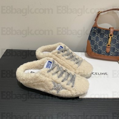 GOLDEN GOOSE Superstar shearling sneakers