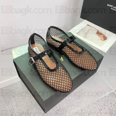 Alaia Ballerinas in fishnet black 2023