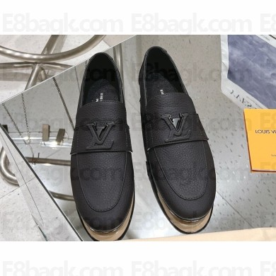 Louis Vuitton LV Capri loafers Black Matte Calfskin 2025