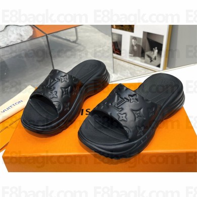 Louis Vuitton Pool 55 Flat Comfort Mule black 2023