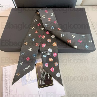 CHANEL Silk Twill Slim Bandeau 6x120cm 250306 02 2025