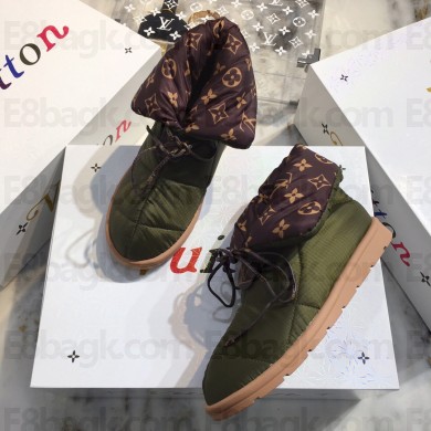 Louis Vuitton Pillow Comfort Ankle Boot 1A8T3O khaki 2020