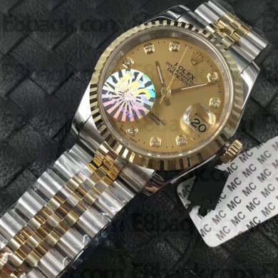 Rolex Day-Just Watch Gold/Silver