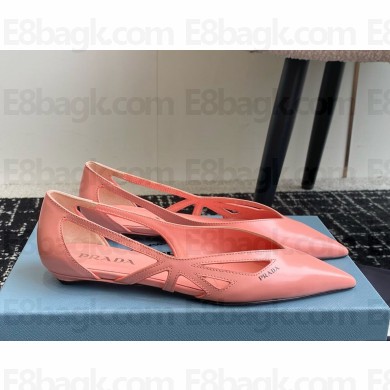 Prada leather cut-out ballerinas -01 1107-2024