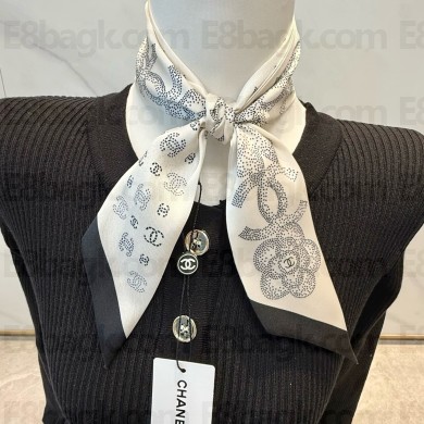 CHANEL Silk Twill Slim Bandeau 6x120cm 250306 16 2025