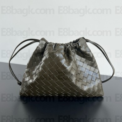 bottega veneta Intrecciato calf leather dustbag military green 2025