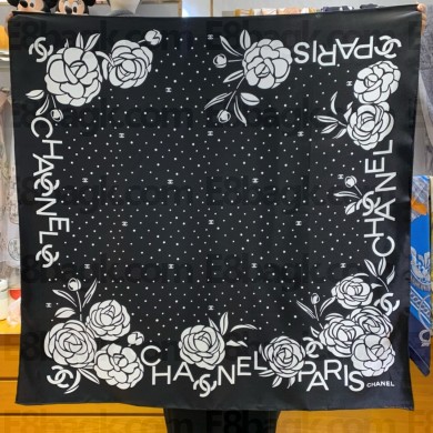 chanel square silk scarf 02 2024 fall winter
