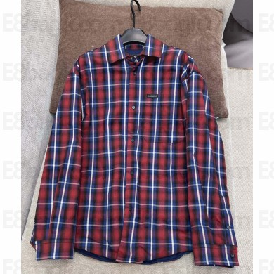 Balenciaga RED Checkered pattern shirt 2025