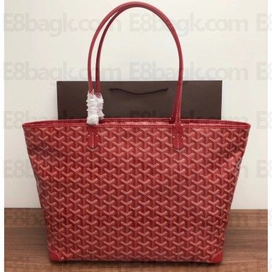 Goyard Artois PM/MM Tote Bag Red