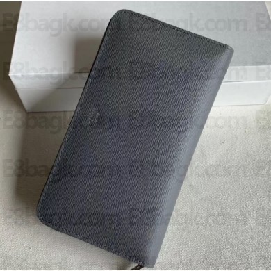 Celine Large Zipped Wallet Gray