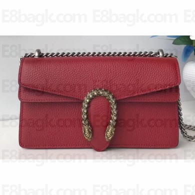 Gucci Dionysus Small Shoulder Bag 499623 Leather Red