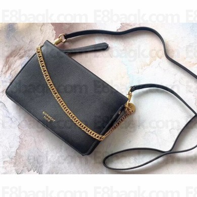 Givenchy Cross3 Bag in Grained Leather and Suede Black 2020