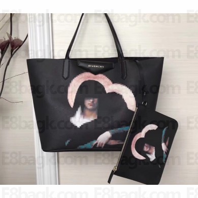 Givenchy Coated Canvas Antigona Shopper Tote Bag 04